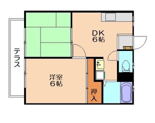 パナハイツいずもの物件間取画像